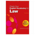 Check your English Vocabulary for Law 3e ed.